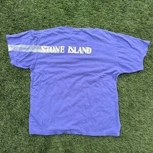 Stone Island Logo print cotton shirt